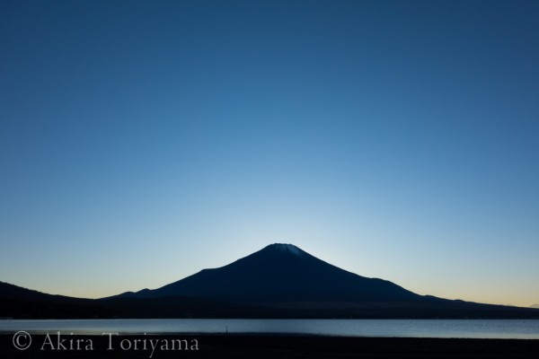 ソライロが深まってゆく富士山。