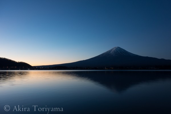 富士山2。河口湖で。