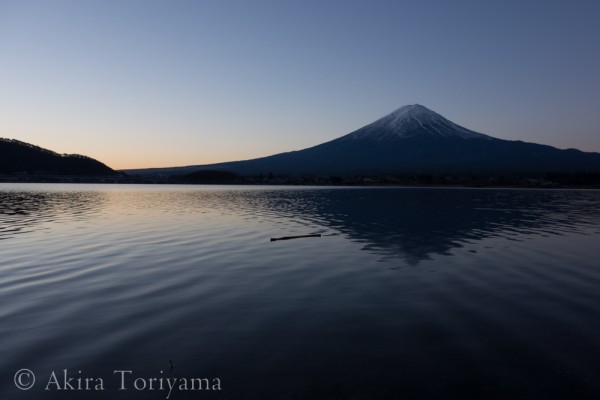 富士山3。河口湖で。