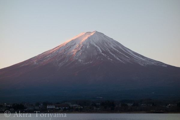 富士山4。河口湖で。